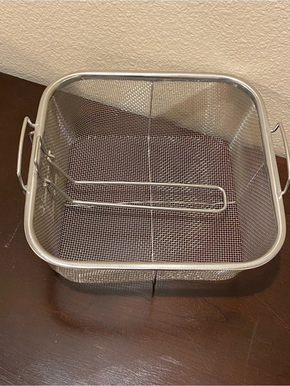 Copper Chef 9”x9” Stainless Steel Square Fry Basket with Removable Handle NEW